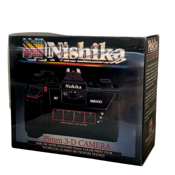 Nishika N8000 35mm 3D camera— new in box - Picture 1 of 7